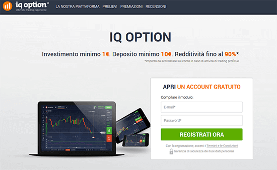 iq option registrazione