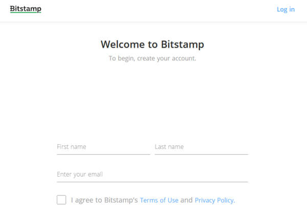 bitstamp registrazione
