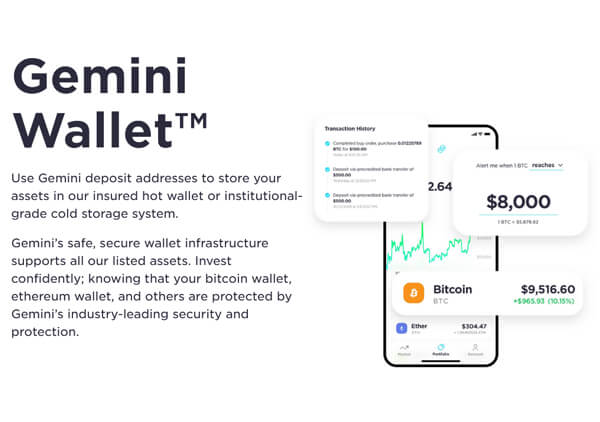 gemini exchange wallet